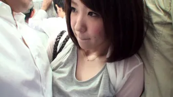 SW-153 A Young Wife Gokkun Spit On My Cock Who Had An Erection With No Bra Nipples On A Crowded Bus