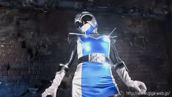 GIGA GHOV-13 Cavalry Sentai Shinobi Ranger Lesbian Shinobi Blue Fell Into Hell