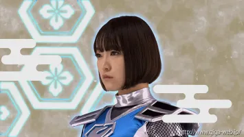 GIGA GHOV-13 Cavalry Sentai Shinobi Ranger Lesbian Shinobi Blue Fell Into Hell