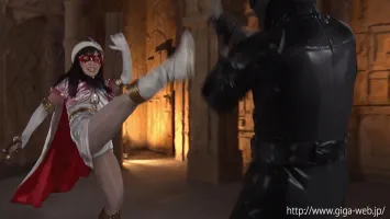 GIGA GHOV-32 Heroine Pewter Fainting Hell 33 Beautiful Girl Masked Aurora Ayaka Mochizuki