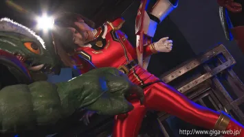 GIGA STHP-02 Супергероиня на волоске!  !  EX Кишин Сентай Легенда Зеркало Красный Феникс Эна Сацуки