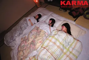 KAR-944 Girls School Trip Group Night Crawling Rape Video Fucked Right Beside Their Sleeping Classmates