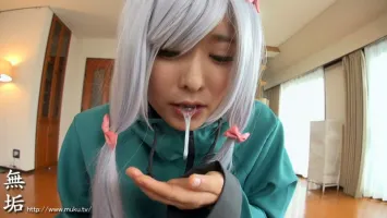 MUKC-014 I Tried Deep Throat Handle To A Famous Cosplayer Azuki