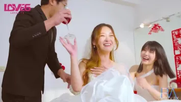 Королевский китайский RAS-0314 «Молодожены в свадебном зале 2», шафер трахает будущую невесту